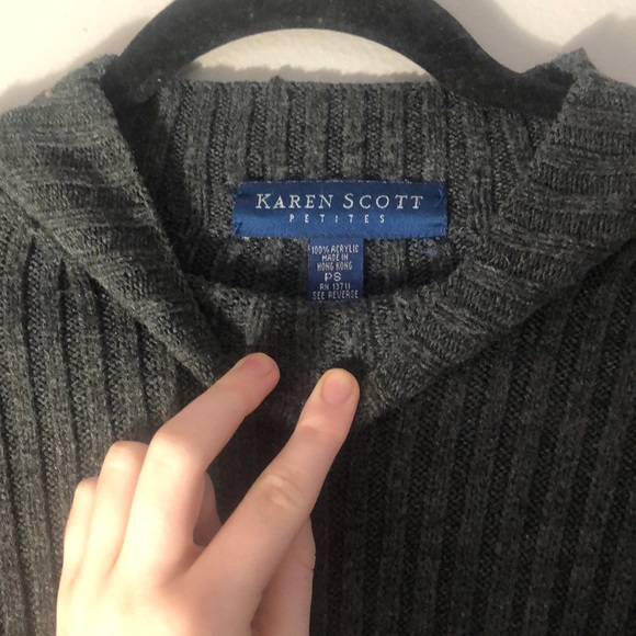 Grey chunky sweater - Picture 3 of 3